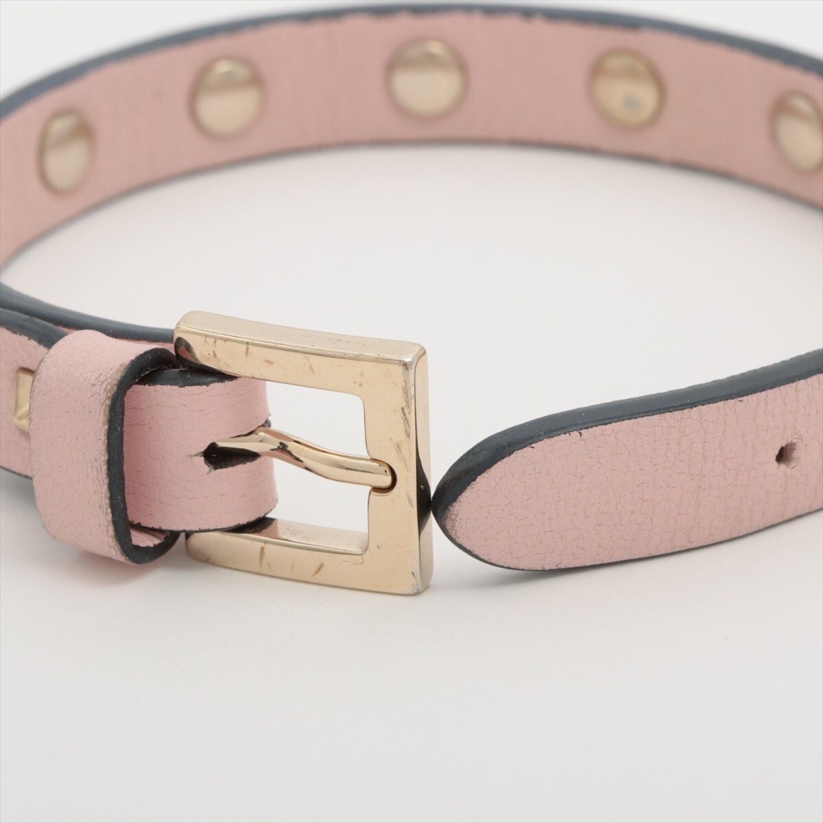 Bracelet Rose Quartz Gold Rockstud Valentino Bracelet Authentic