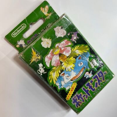 Pokemon playing cards green Pokemon playing cards red green first
