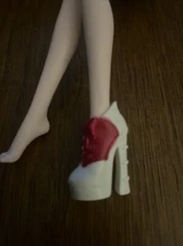Monster High Draculaura Die-ner Red & White High Heel Replacement Left Shoe Only