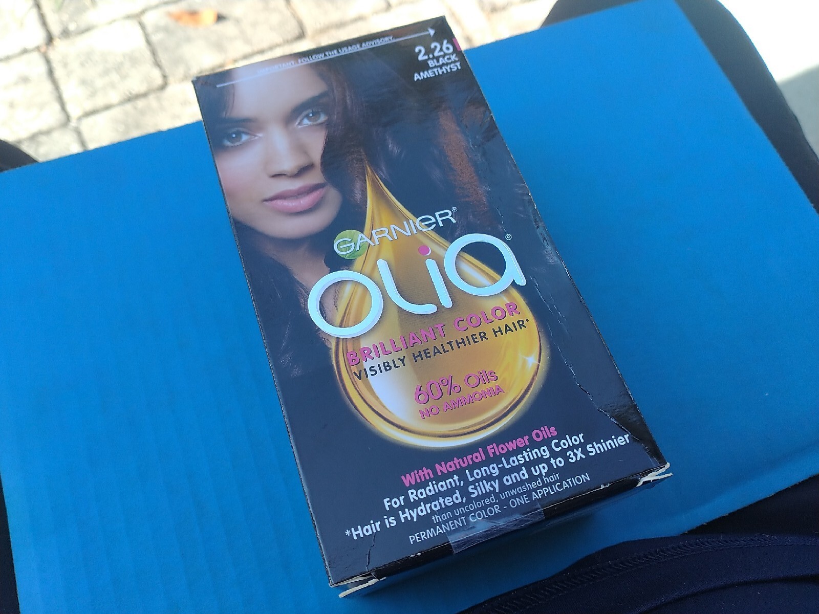 📀 Garnier Olia Permanent Hair Color Long Lasting Color  2.26 Black Amethyst 