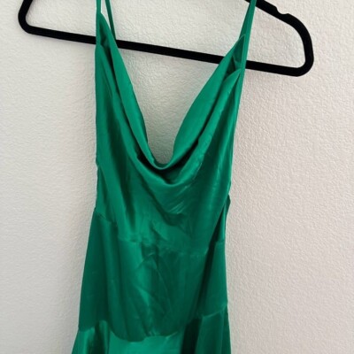 bronx and banco green dress Blue Tapestry Mini Dress – Bunny and Babe Winnetka main image 1