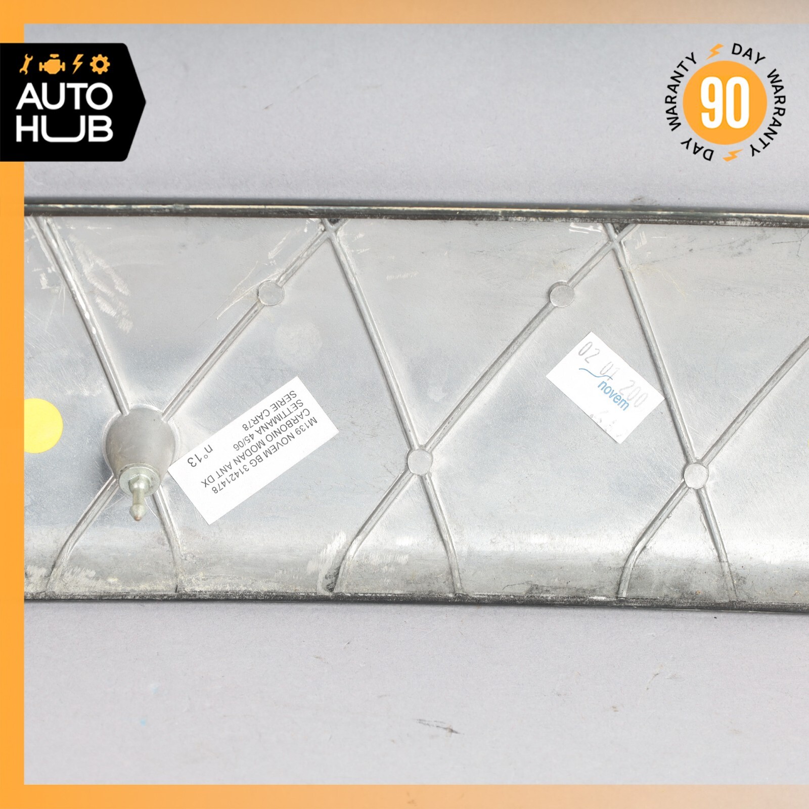 03-13 Maserati Quattroporte M139 Front Right Side Door Panel Trim Panel Carbon