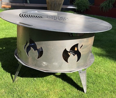 Funkenschutz für feuerschale