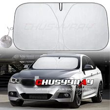 Car Sedan Windshield Foldable Sun Shade Block Visor For GT 13-17 BMW 3 Series