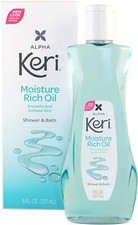 Keri Moisture Rich Shower Bath Oil 8Oz Hydrating Emollient With Light Fragrance