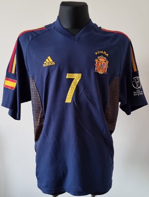 Spain 2002 - 2003 Third football shirt Adidas #7 Raul size Extra