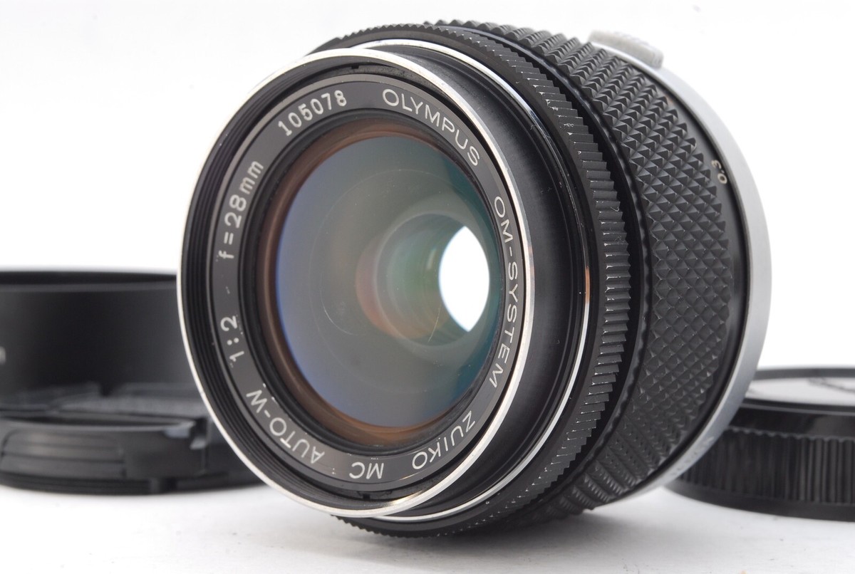 Olympus OM System Zuiko MC Auto W 28mm f/2 Wide Angle MF Lens from 