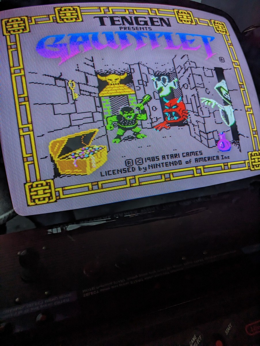 PlayChoice-10 Gauntlet Nintendo Arcade Game Original