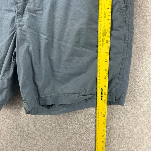 Columbia Shorts Mens Size 38 Blue Flat Front Cotton 8" Chino Hiking Travel - 第 4/10 張圖片