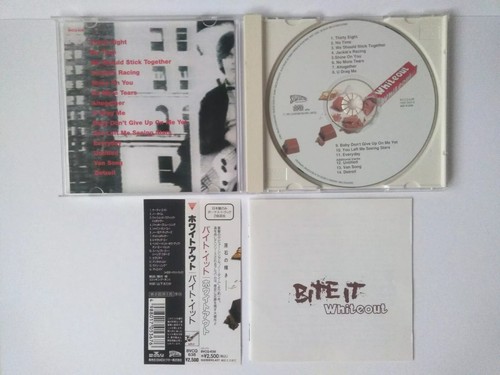 Whiteout Bite It +2 Bonus Track Only Japan Debut Album with Obi 1995 CD - Picture 3 of 6