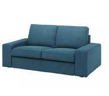 Copridivano IKEA KIVIK per divano 2 posti Tallmyra blu 605.171.42 originale...
