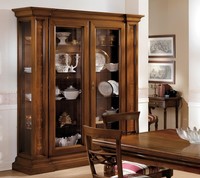 Vitrine 2 TüR Schrank Vitrinen Wohnzimmer SchräNke Design Schrank MöBel Glas Neu