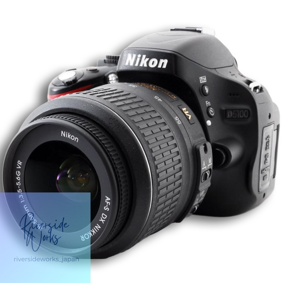 Nikon D5100 Digital Camera Lens Kit Used with New SD Card Ready to