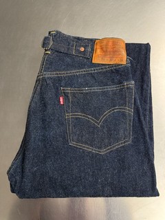 Jeans Vintage Redline Levi's Big E 201XX 34x34 Made in USA