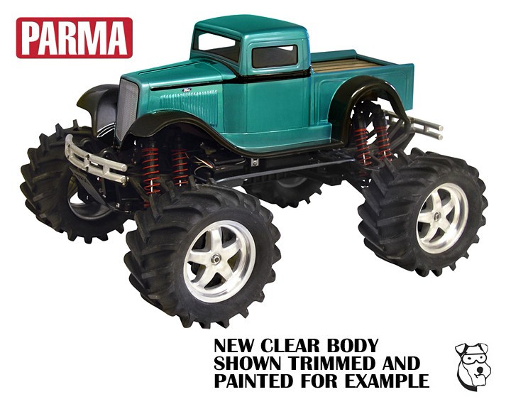 10304 - 1/10 PARMA 1934 Ford Truck Clear RC Monster Crawler Truck
