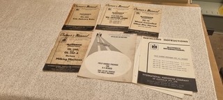 INTERNATIONAL HARVESTER MACHINERY MANUALS