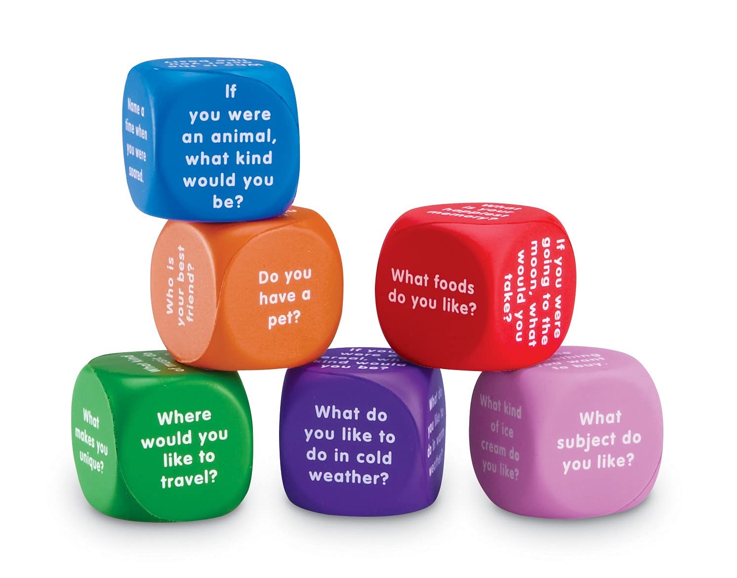 Conversation Cubes,  Communication Toys, Team Building Exercises, Foam Cubes thumbnail 3