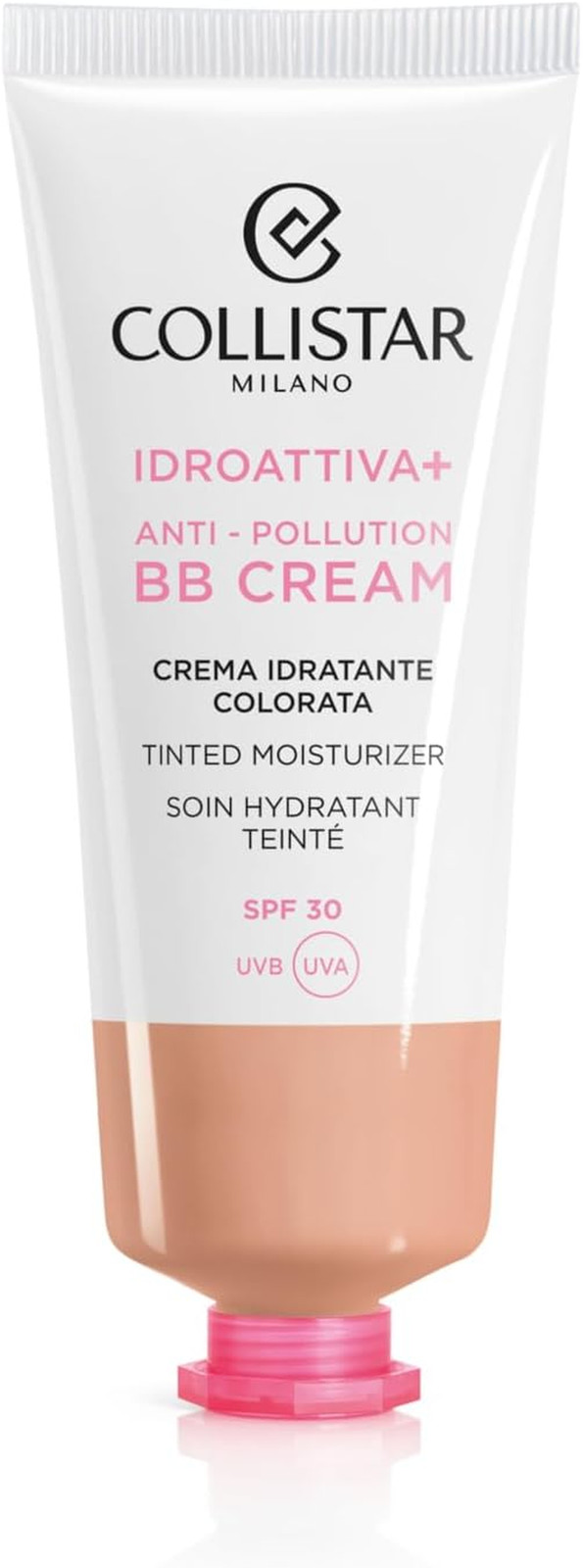 Idroattiva+, BB Cream Viso Antipollution, Idratazione 100H, SPF 30, Texture Impa