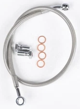 Streamline Universal Brake Line Kit Rear Clear 24"