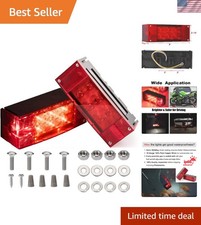 Versatile 2-piece Led Trailer Lights For Boats Trucks - Waterproof Durable