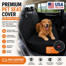 Dog Car Seat Cover Back Hard Bottom Extender For Dogs Supports Pet Usa Dog Car Seat Cover Back Hard Bottom Extender For Dogs Supports Pet Usa
