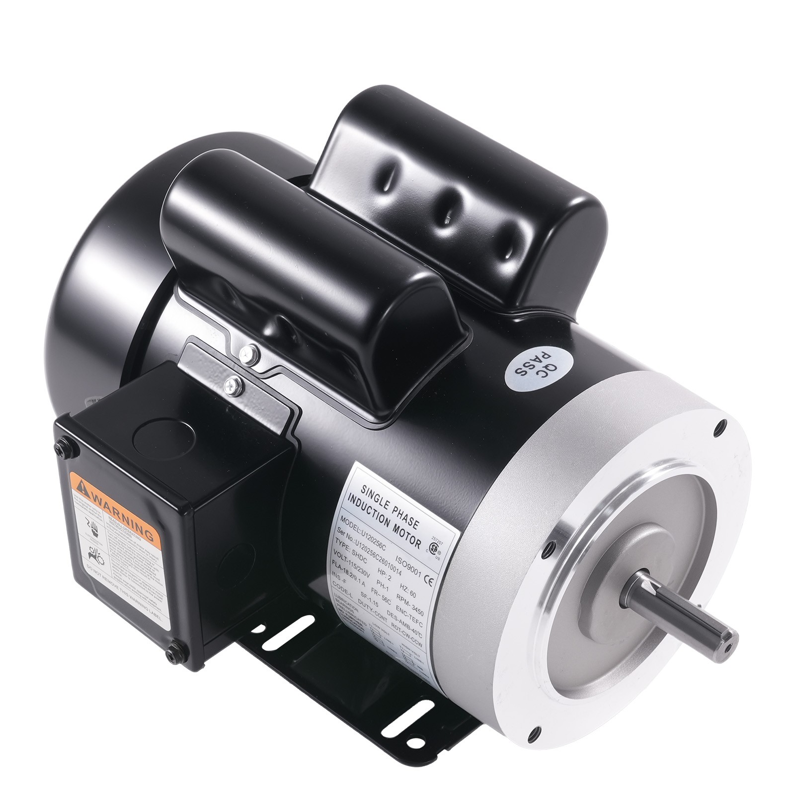 Electric Motor 56c Frame Single Phase 3450rpm ５/8&ldquo; Shaft