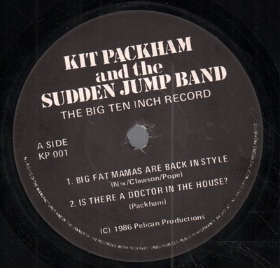Kit Packham Und Die Sudden Jump Band Big Ten Inch Record 7'' Vinyl UK Pelican