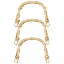 3Pcs Teapot Handle U-Shape Handle Replacement for Span 4.3"-5.1" Rattan Winding