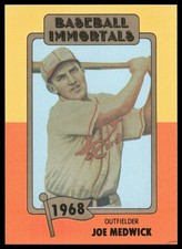 1980-87 SSPC HOF #110b Joe Medwick St. Louis Cardinals