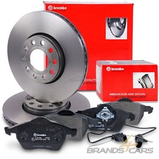 BREMBO COATED BREMSSCHEIBEN Ø288 BELÜ+BELÄGE+VWK VORNE FÜR VW PASSAT 3B BJ 99-05