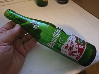 Mountain Dew Hillbilly Vintage Named ACL Soda Bottle Dick's Brats