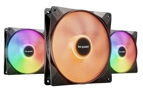 be quiet! Light Wings LX ARGB PWM High Speed Lüfter, Triple Pack - 140mm, schwar