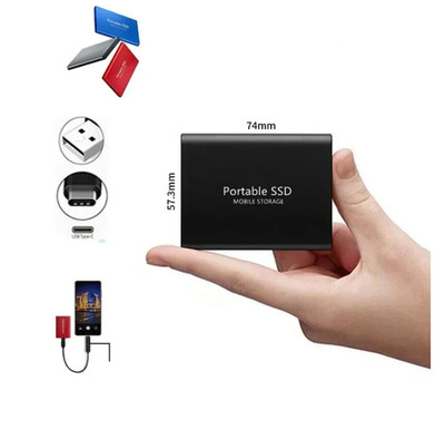 Speedora Ultra Externe SSD USB 3.1 Type-C Bis zu 1000 MB/s 1 TB