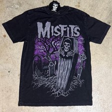 Rare Misfits Band Horror Graphic Black T shirt Unisex tee Men Women NH27007