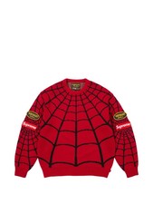 SUPREME X VANSON LEDER SPIDER-MAN KAPUZENSWEA...