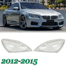 Headlight Lens Cover For BMW 6 Series M6 F06 F12 F13 640i 650i Coupe 2012-2015