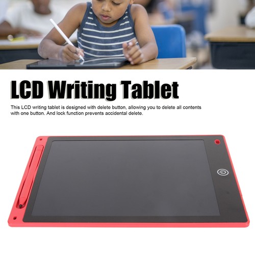LCD Writing Tablet 10in LCD Color Screen Delete Button Eyes Kids Drawing Tabl FY - Afbeelding 3 van 24