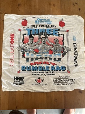 Roy Jones Jr, Billy  The Kid  Lewis, And Derrick Gainer 1995 Rumble Rag