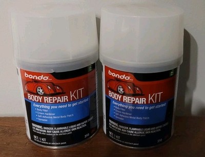 (2pk )3M Bondo 310 Body Repair Kit, Formula for Fast, Easy Repair & Restoration 