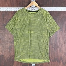 Nike Miler Running Shirt Dri-Fit Top Volt Yellow Athletic SS 619393 Mens XL GUC