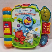 VTech Rhyme and Discover Story Book Lights  Sound with Batteries Works Great