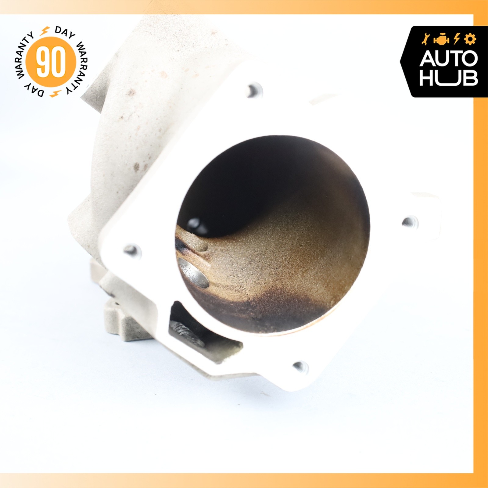00-04 Aston Martin DB7 Vantage 5.9L Left Engine Throttle Body Adapter OEM 38k