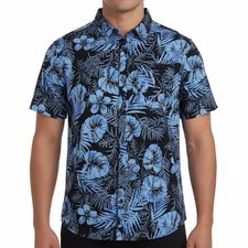 Hawaiian Shirt for Men Beach Shirts Button Down Stylish Summer Sleeve Shirt