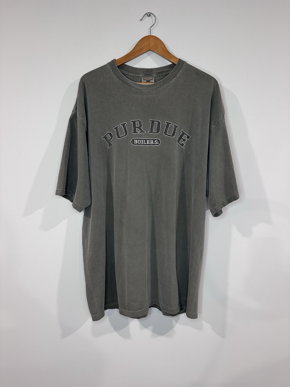 FILA Vintage Purdue University Boilers T Shirt Uomo XXL Remi 9L3 Made USA Sbiadito