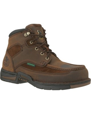 Georgia Boot Men's Athens Waterproof Work Boot - Moc Toe - G7403