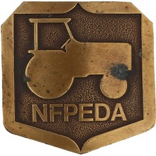 Nfpeda Case Ih International Harvester John Deere 1970s NOS Vintage Belt Buckle