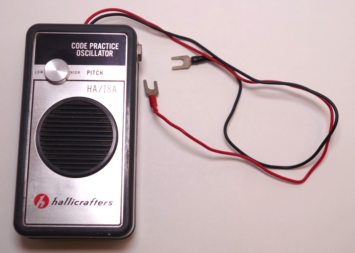 Hallicrafters HA/18A Code Practice Oscillator - Working