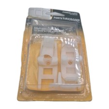 Prime Line N 6562 Sliding Door bottom guide for 3/4  -1 3/8  thick doors no screw