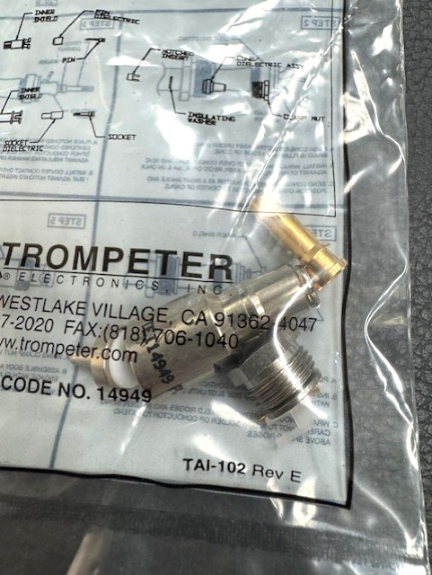 New in Package Trompeter PL73-47 Wrench Crimp Connector US SELLER