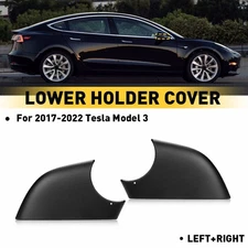 For 2017-2022 Tesla Side Left&Right Door Model 3 Wing Mirror Cover Lower Holder